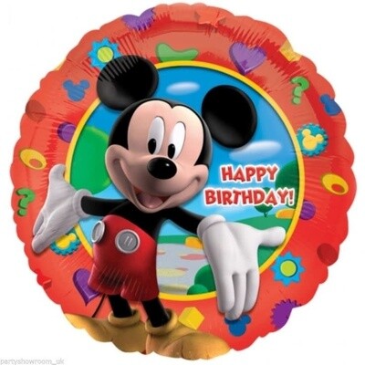 Mickey Mouse &#39;Happy Birthday&#39; Foil Balloon 18&quot;