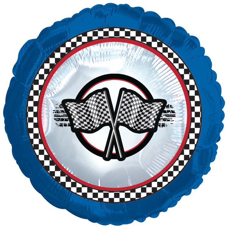 Racing Flag Foil Balloon 18&quot;
