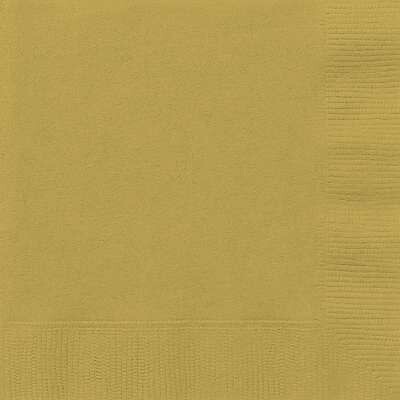 Gold Luncheon Napkins 50pk