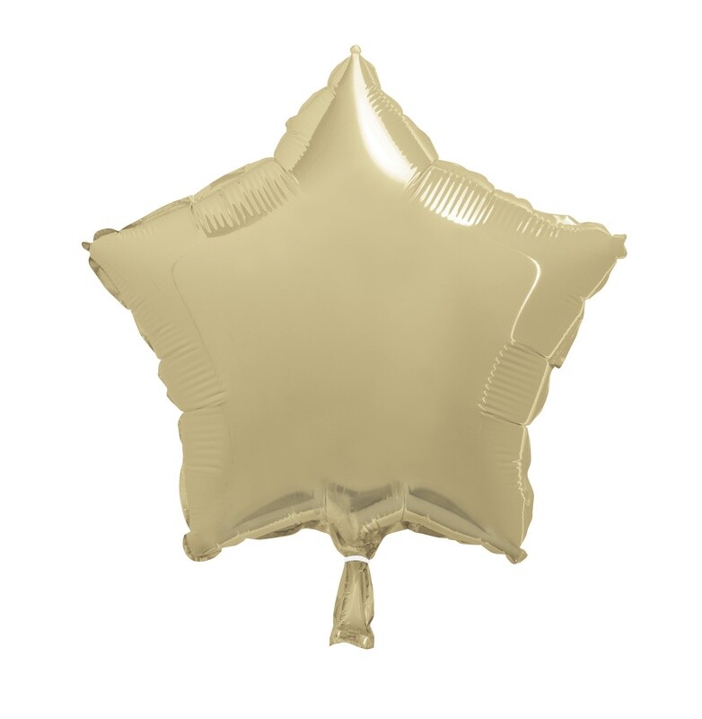 Gold Solid Star Foil Balloon 20&quot;
