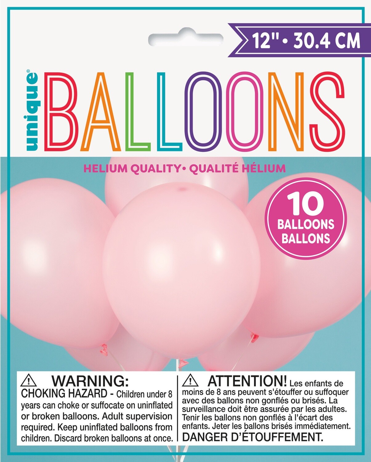 12&quot; Latex Balloons 10ct - Petal Pink