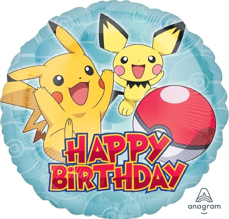 Pokemon™ Happy Birthday Foil Balloon 18&quot;