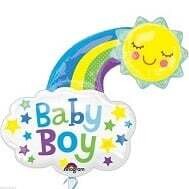 "Baby Boy" Cloud Foil Balloon 30" (Discontinued)