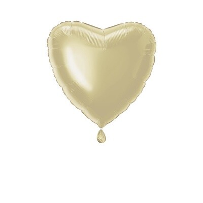 Gold Solid Heart Foil Balloon 18" Gold Solid Heart Foil Balloon 18"