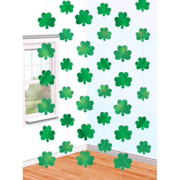 Shamrock String Decorations, 6ct