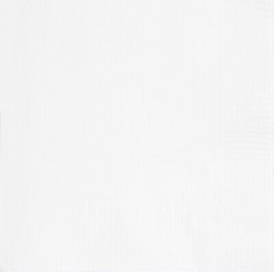 White Luncheon Napkins 50pk