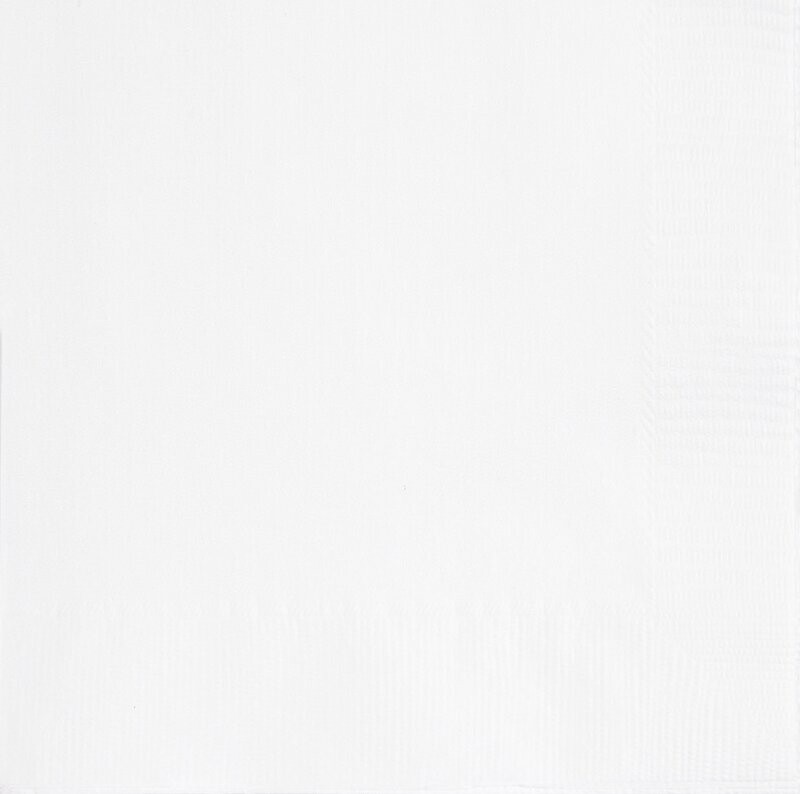White Luncheon Napkins 50pk