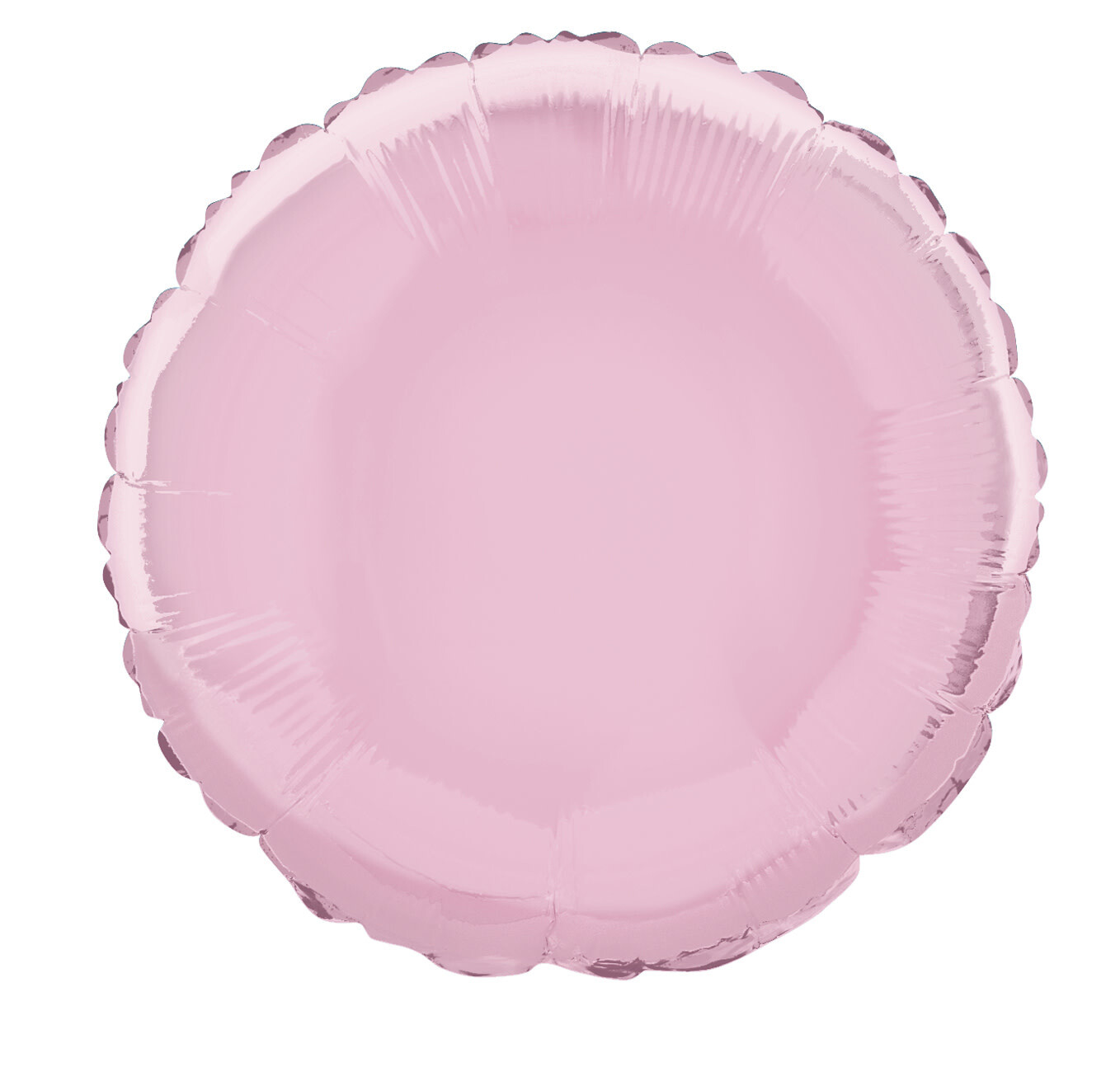 Pastel Pink Solid Round Foil Balloon 18&quot;