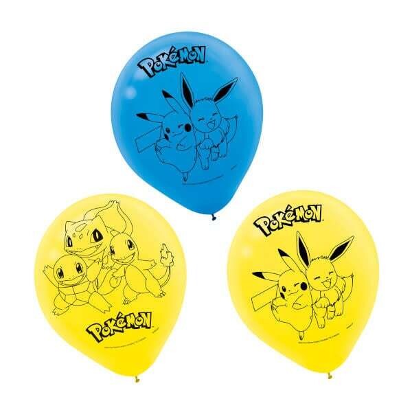 Pokémon 12&quot; Latex Balloons, 6ct