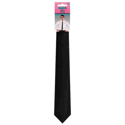 Black 1950&#39;s Narrow Tie Adult