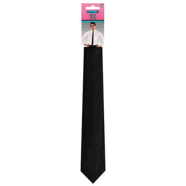 Black 1950&#39;s Narrow Tie Adult