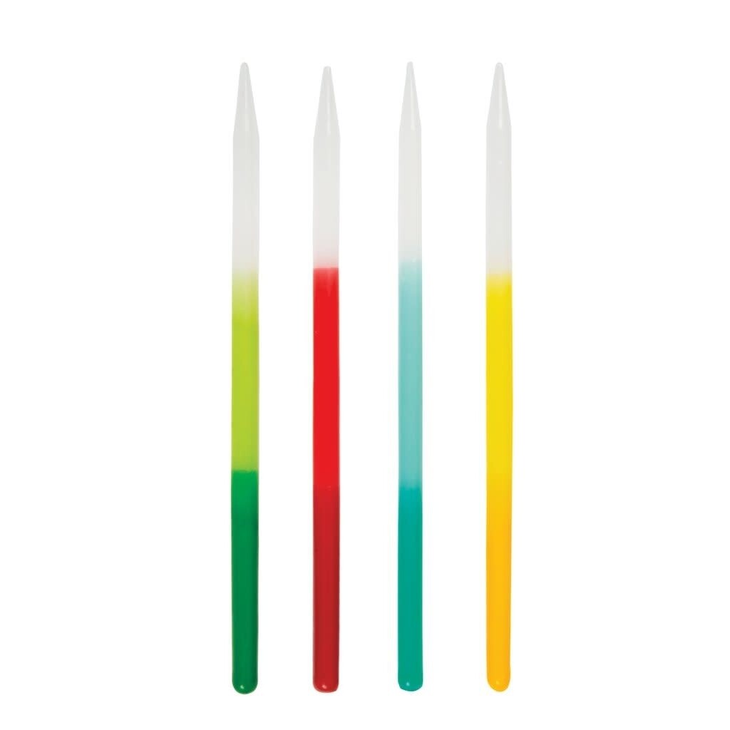 Ombre Birthday Candles 5&quot; - Assorted 12ct
