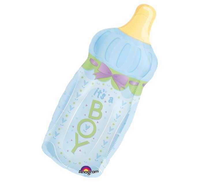 Large &quot;It&#39;s A Boy&quot; Bottle Foil Balloon 31&quot;