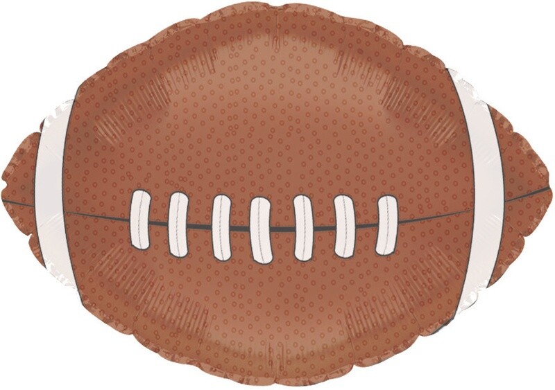 Football Shape Foil Balloon 18"