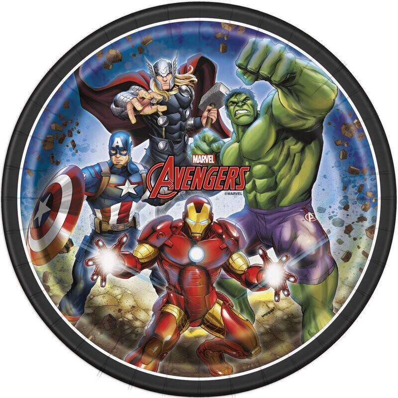 Avengers Dinner Plates 8ct