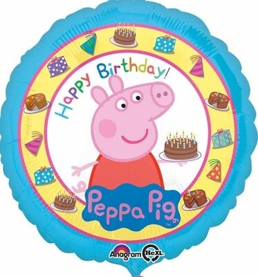 Peppa Pig &#39;Happy Birthday&#39; Foil Balloon 18&quot;