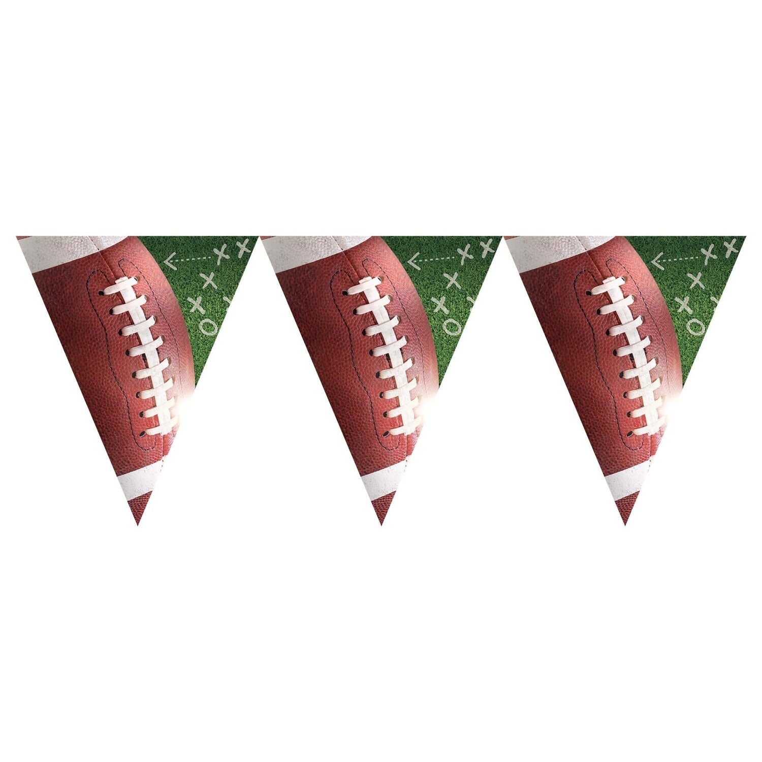 Football Pennant Banner 12ft