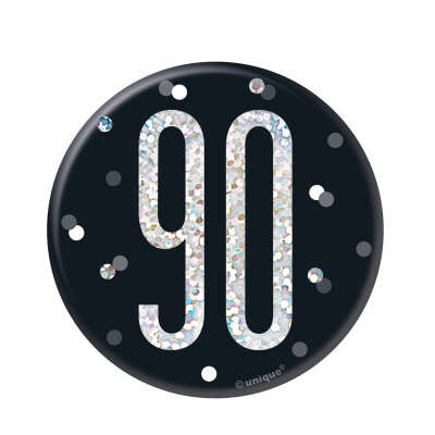 Glitz Black 90 Pin