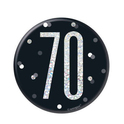 Glitz Black 70 Pin