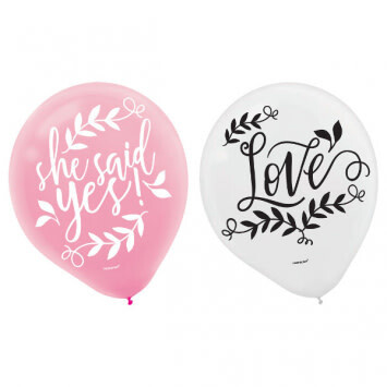 Love And Leaves Latex Balloons 15ct, 12&quot;