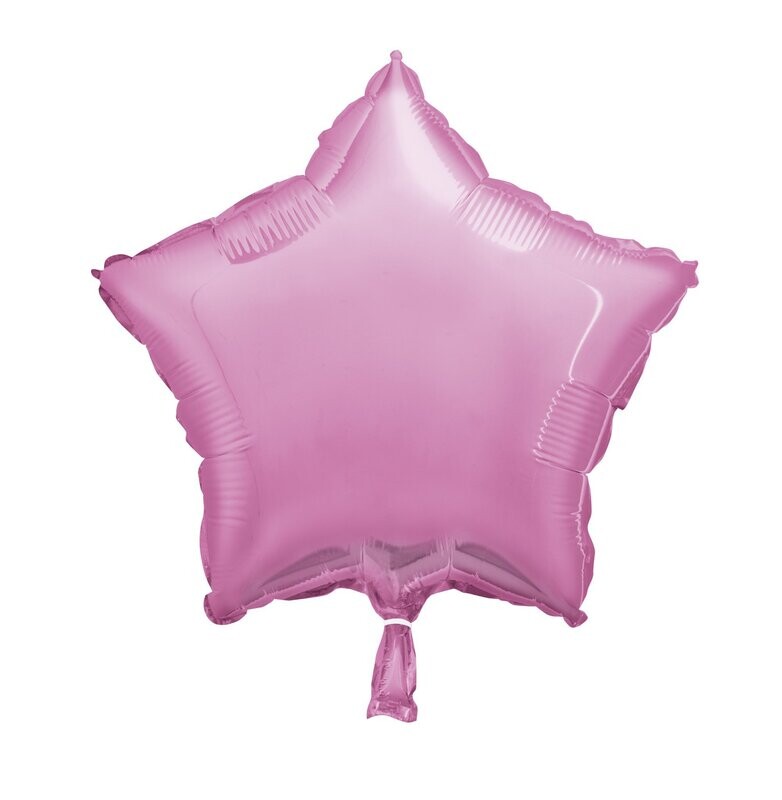 Pastel Pink Star Foil Balloon 18&quot;