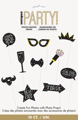 Neon Dots New Years Photo Booth Props 10ct Neon Dots New Years Photo Booth Props 10ct