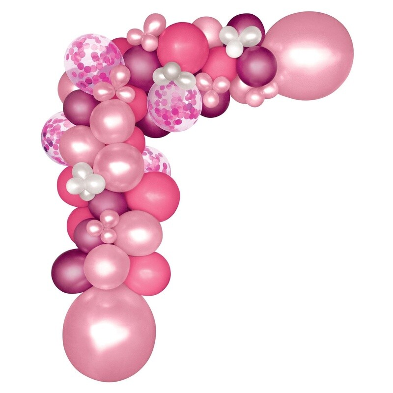 Pink Balloon Garland Kit 9-11FT
