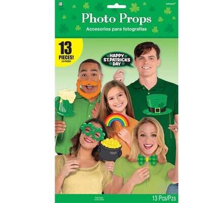 St. Patrick’s Day Photo Props, 13ct