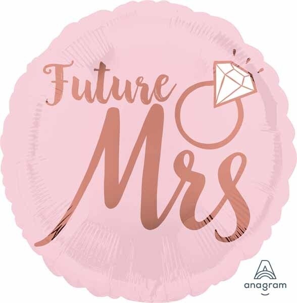 Rose Gold &#39;Future Mrs&#39; 18&quot; Mylar