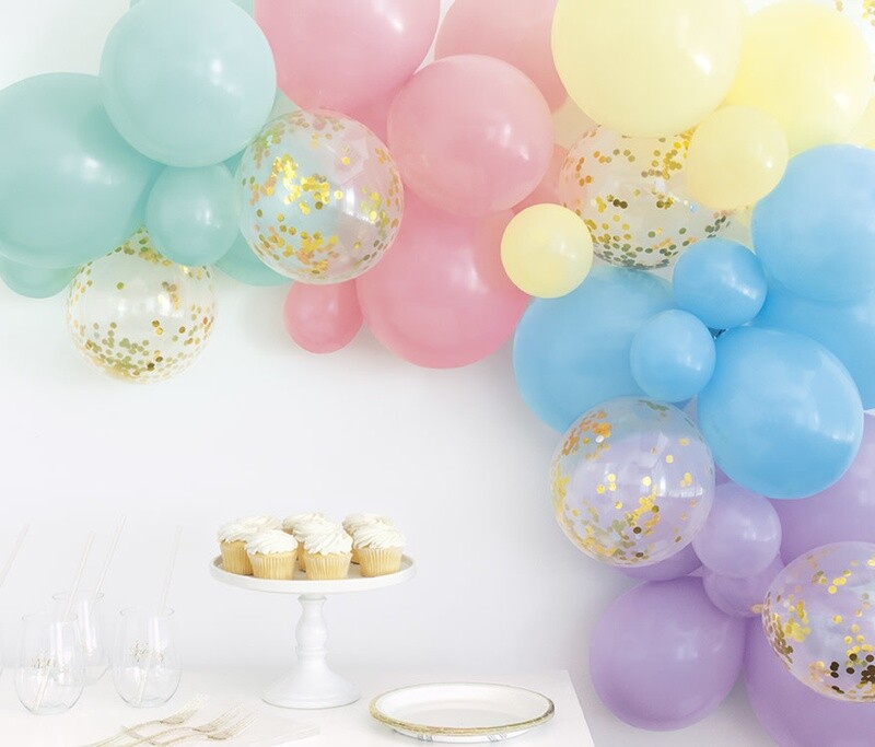 Pastel Balloon Arch, 40ct