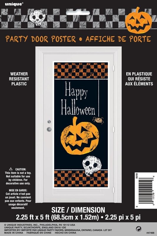Halloween Door Poster 27&quot; x 60&quot;