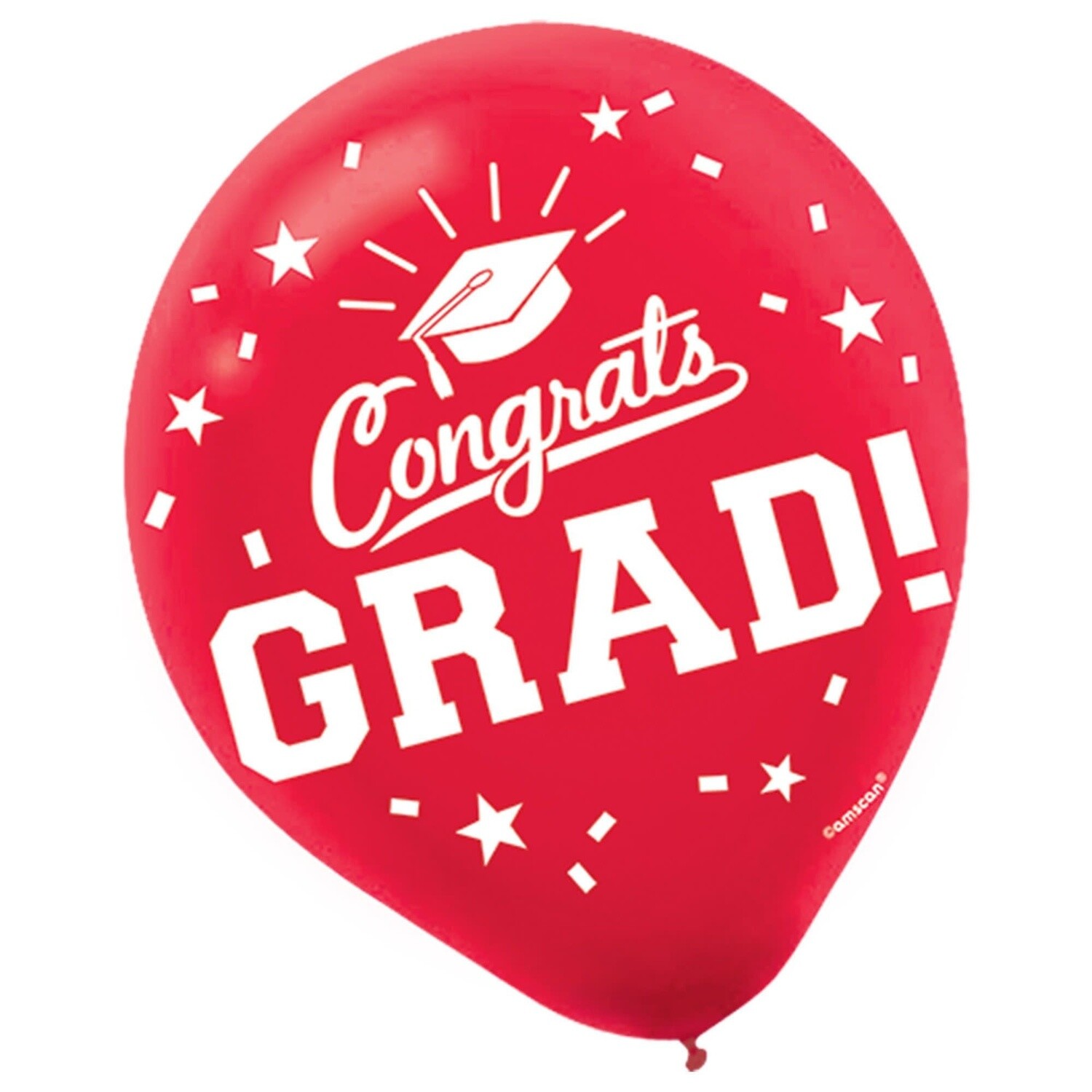 12&quot; Red Grad Latex, 15pk