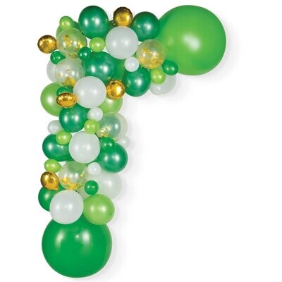 Green and Gold Air Balloon Arch/Garland Kit 11FT