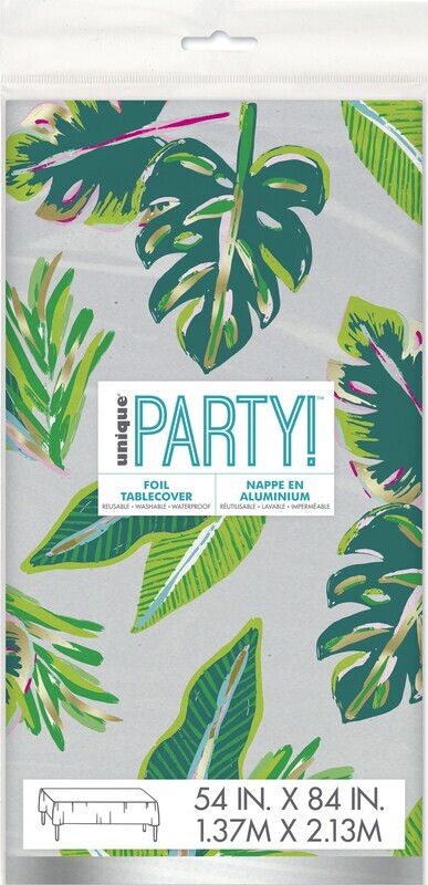 Tropical Leaves Rectangular Tablecloth, 54&quot;x84&quot;