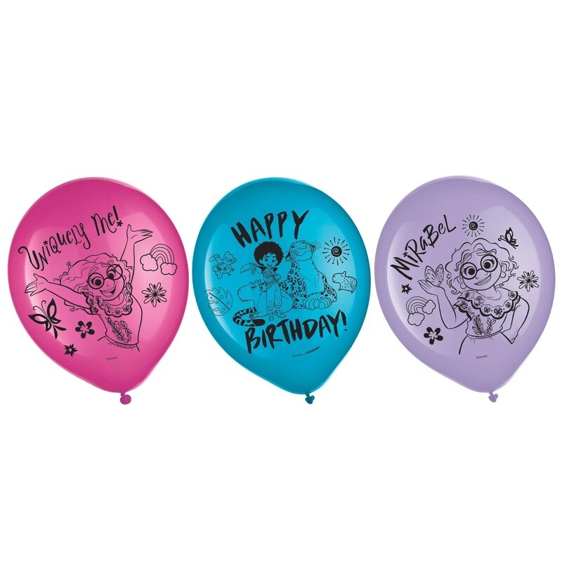 Encanto Latex Balloons 6ct