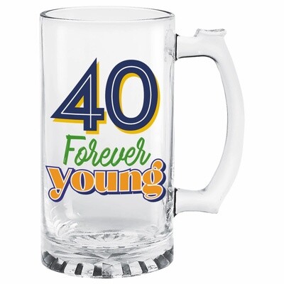 40th Birthday 15oz Beer Mug