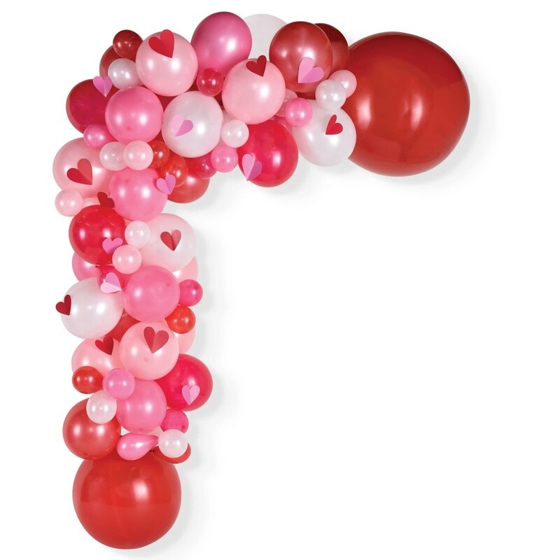 Valentines Air Balloon Arhc/Garland Kit 11FT