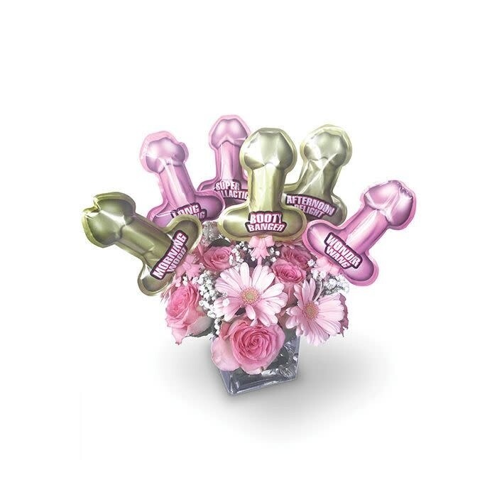 Pop Up Self Inflating Penis Mini Balloons, 6ct