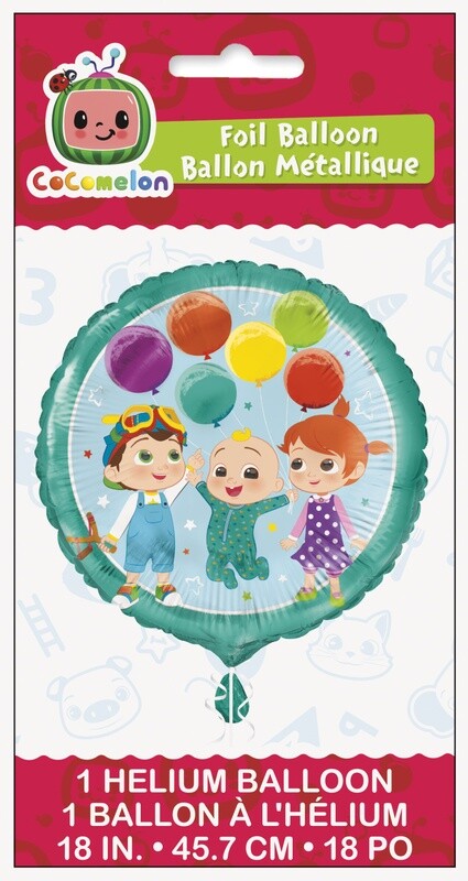 Cocomelon Round Foil Balloon 18&quot;
