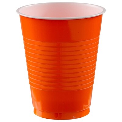 Orange Peel Solo Cups, 18 oz, 20ct