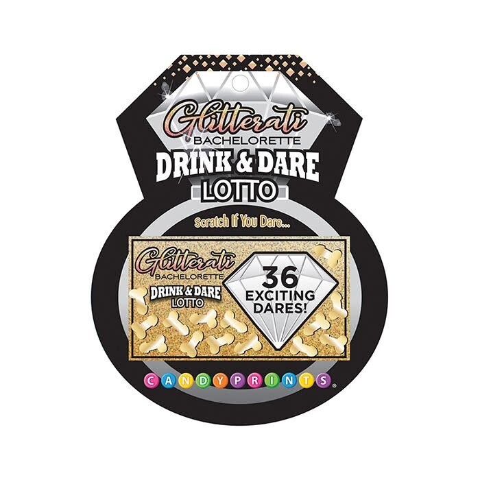 Glitterati Bachelorette Drink &amp; Dare Lotto, 36ct