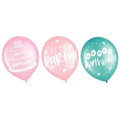 Happy Cake Day Latex Balloons, 15ct