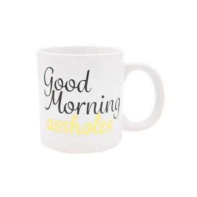 Attitude Coffee Mug - Good Morning Asshole 22oz
