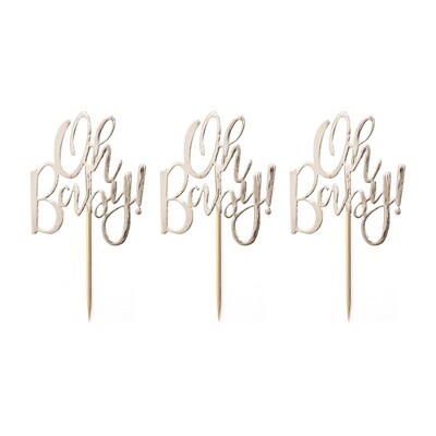 Oh Baby! Cupcake Topper