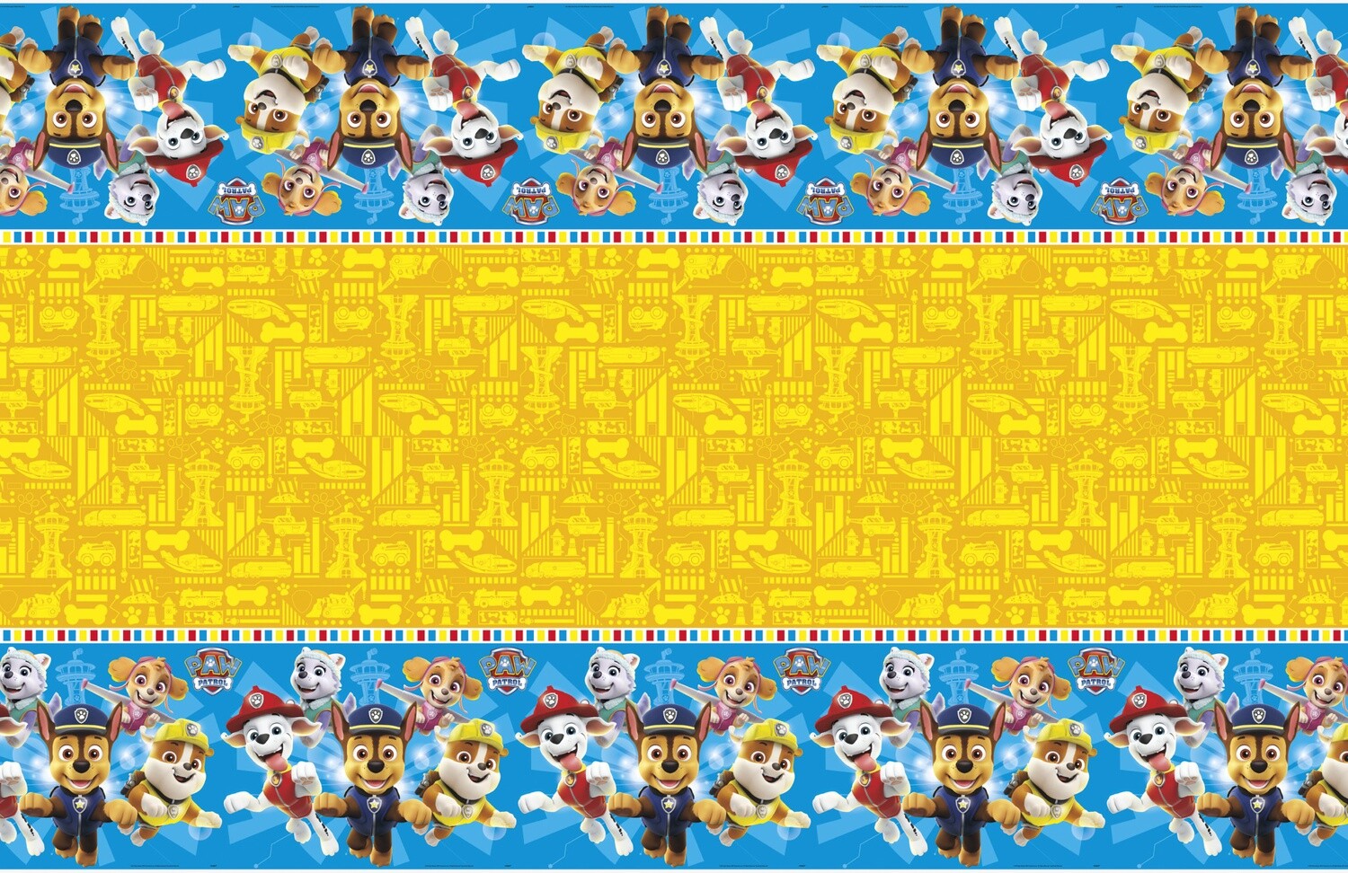Paw Patrol Rectangular Plastic Table Cover  54&quot; x 84&quot;