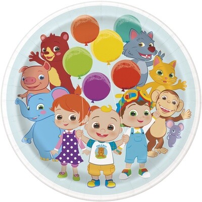 Cocomelon Round 9&quot; Dinner Plates 8ct