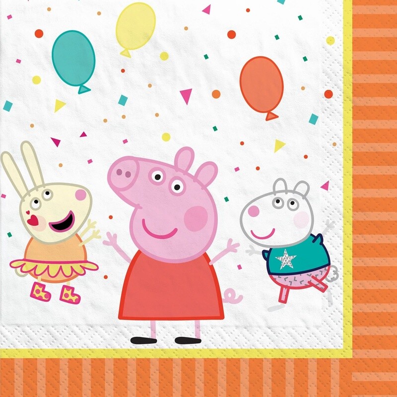 Peppa Pig Luncheon Napkins, 16ct