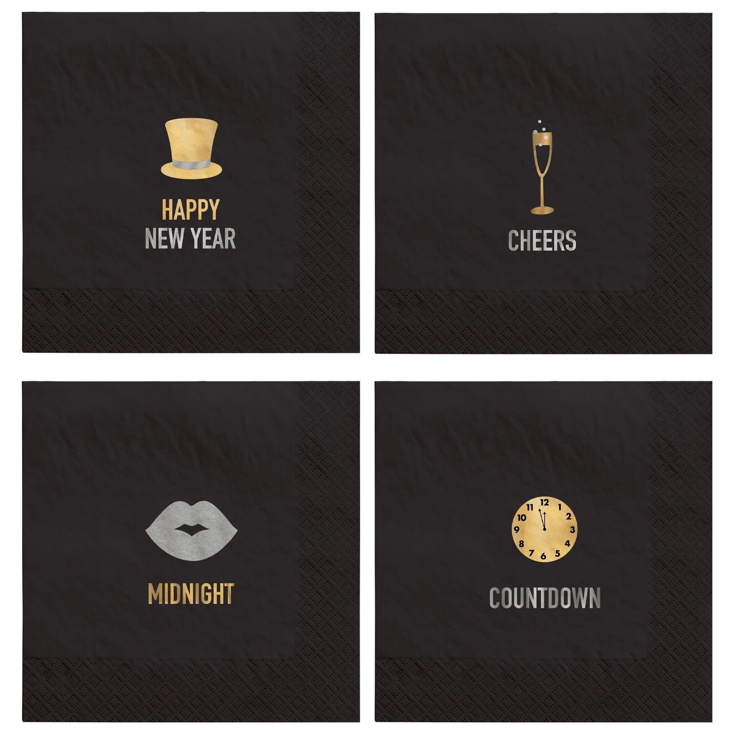 New Year's Multipack Beverage Napkins, 50ct