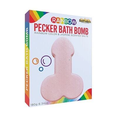 Rainbow Pecker Bath Bomb