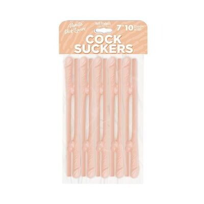 Cock Suckers Pecker Straws - 10ct